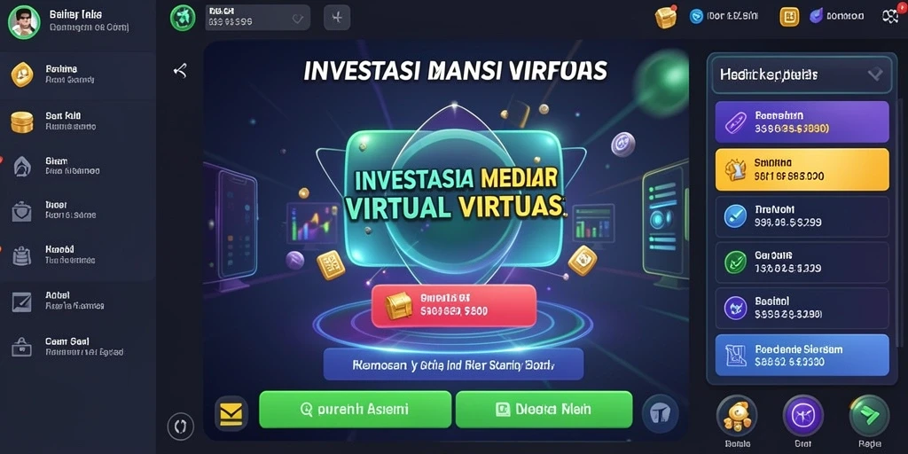 Tampilan awal yang menarik dengan karakter naga.