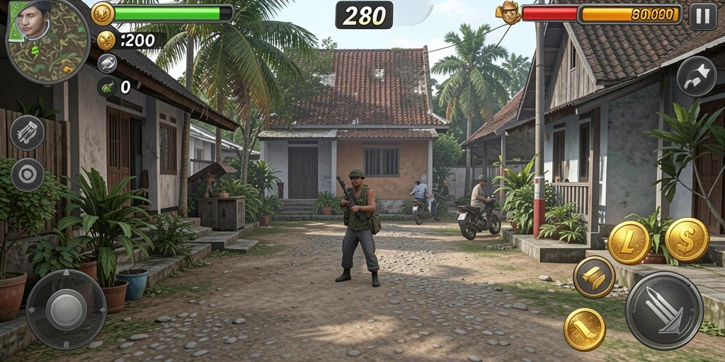 Screenshot aplikasi LUSA777 menunjukkan antarmuka pengguna yang menarik.