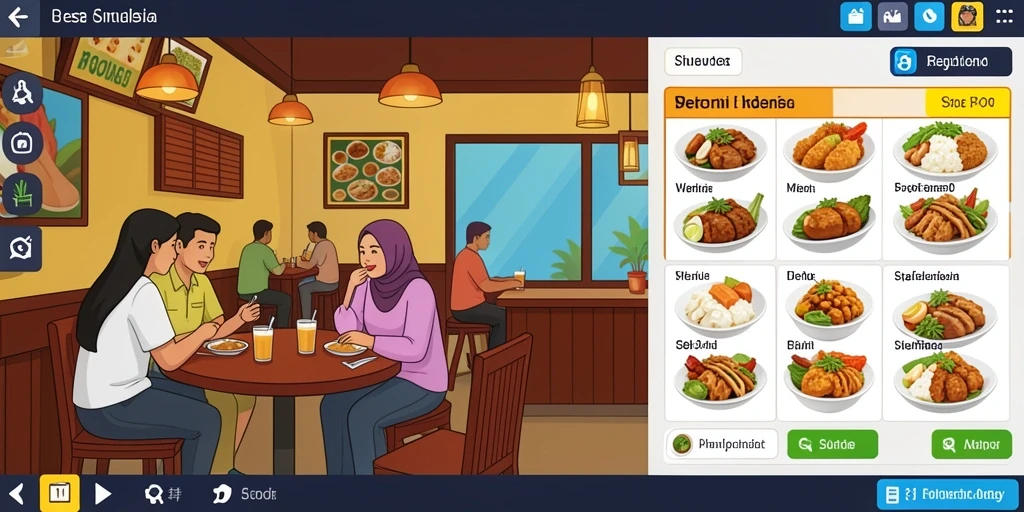 Tampilan antarmuka yang user-friendly.