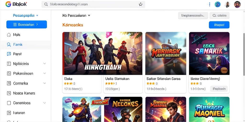 Tampilan antarmuka utama yang menarik.